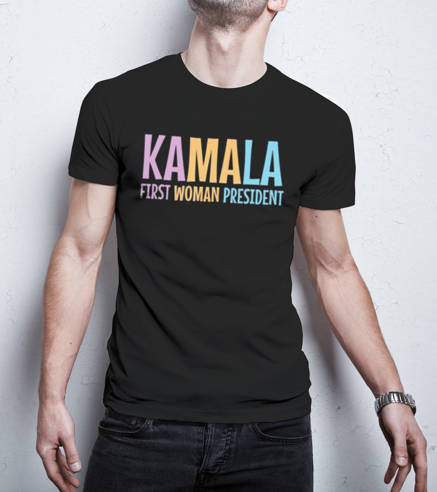 Brooklyn Dad Defiant Kamala First Woman President T-Shirt