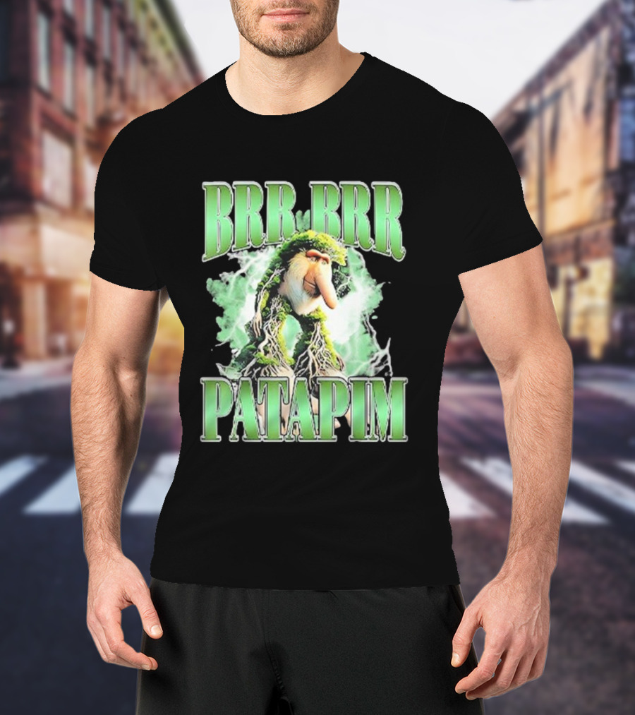 Brr Brr Patapim Italian Brainrot Meme T-Shirt