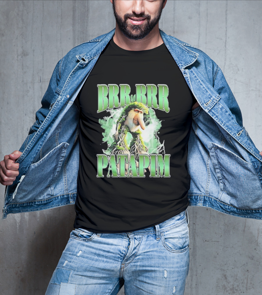 Brr Brr Patapim Italian Brainrot Meme T-Shirt