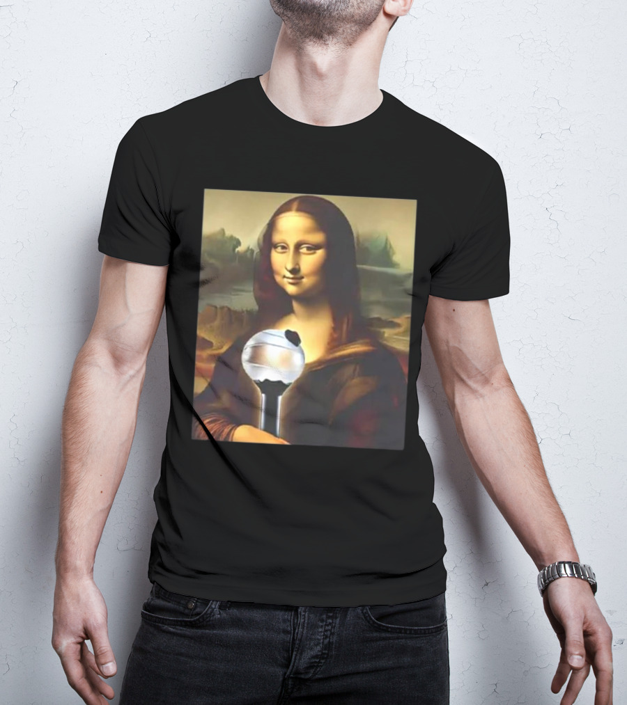 BTS J-hope Mona Lisa Holding ARMY Bomb T-Shirt