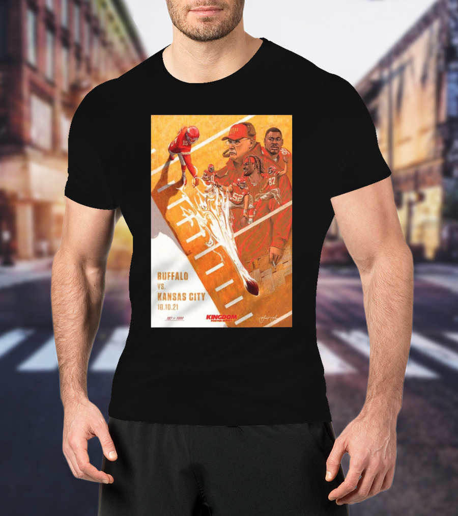 Buffalo Bills Vs Kansas City Chiefs 10 10 21 Bills Won 38-20 Kingdom Series Signature T-Shirt