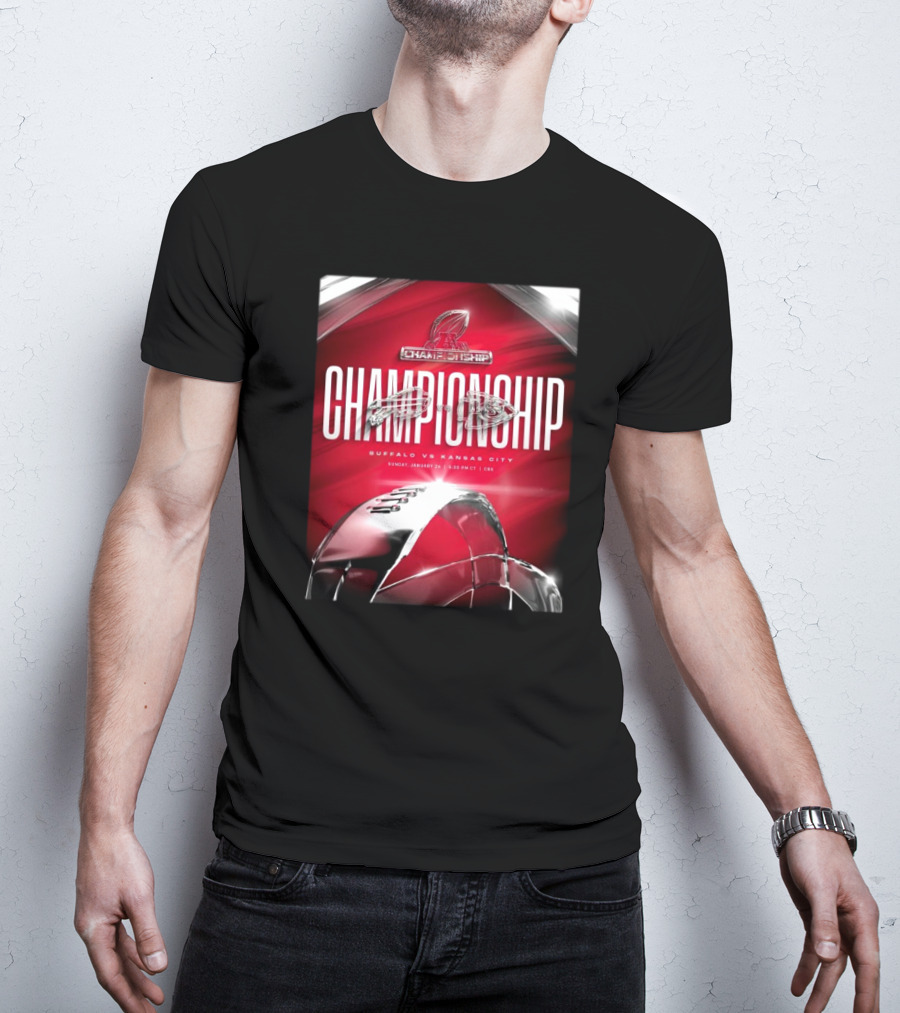 Buffalo Bills Vs Kansas City Chiefs For The AFC Championship Sunday January 26 T-Shirt