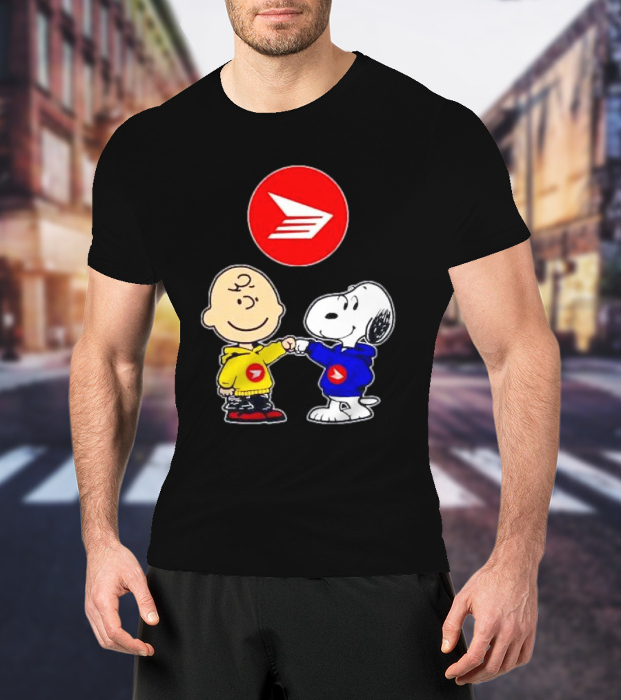 Canada Post Charlie Brown And Snoopy T-Shirt