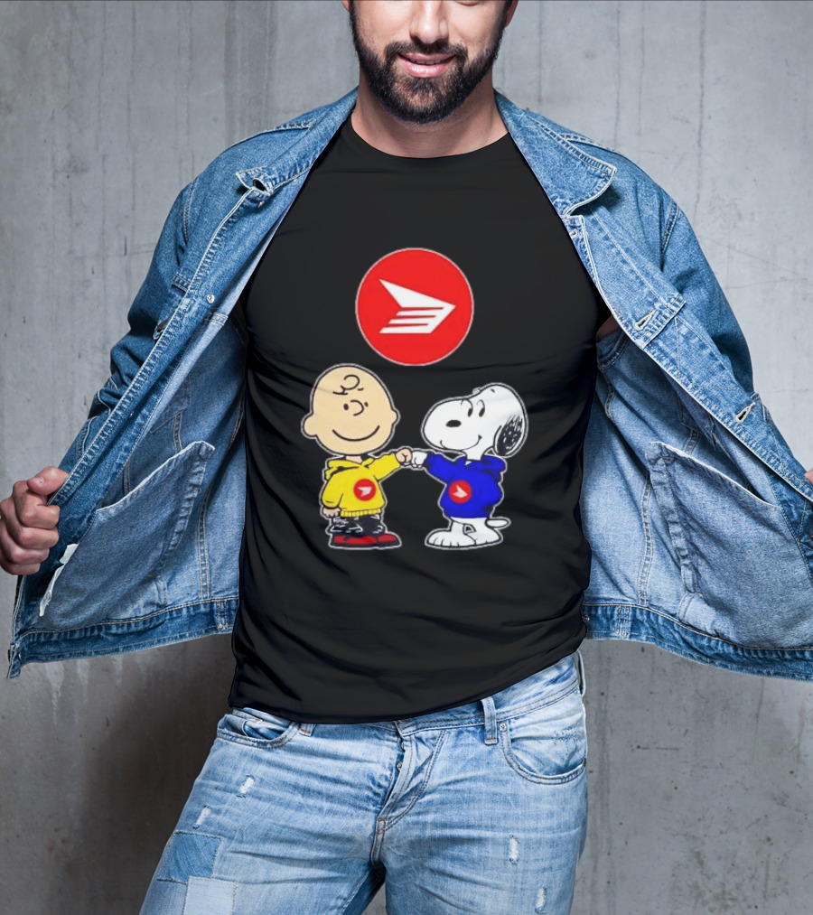 Canada Post Charlie Brown And Snoopy T-Shirt