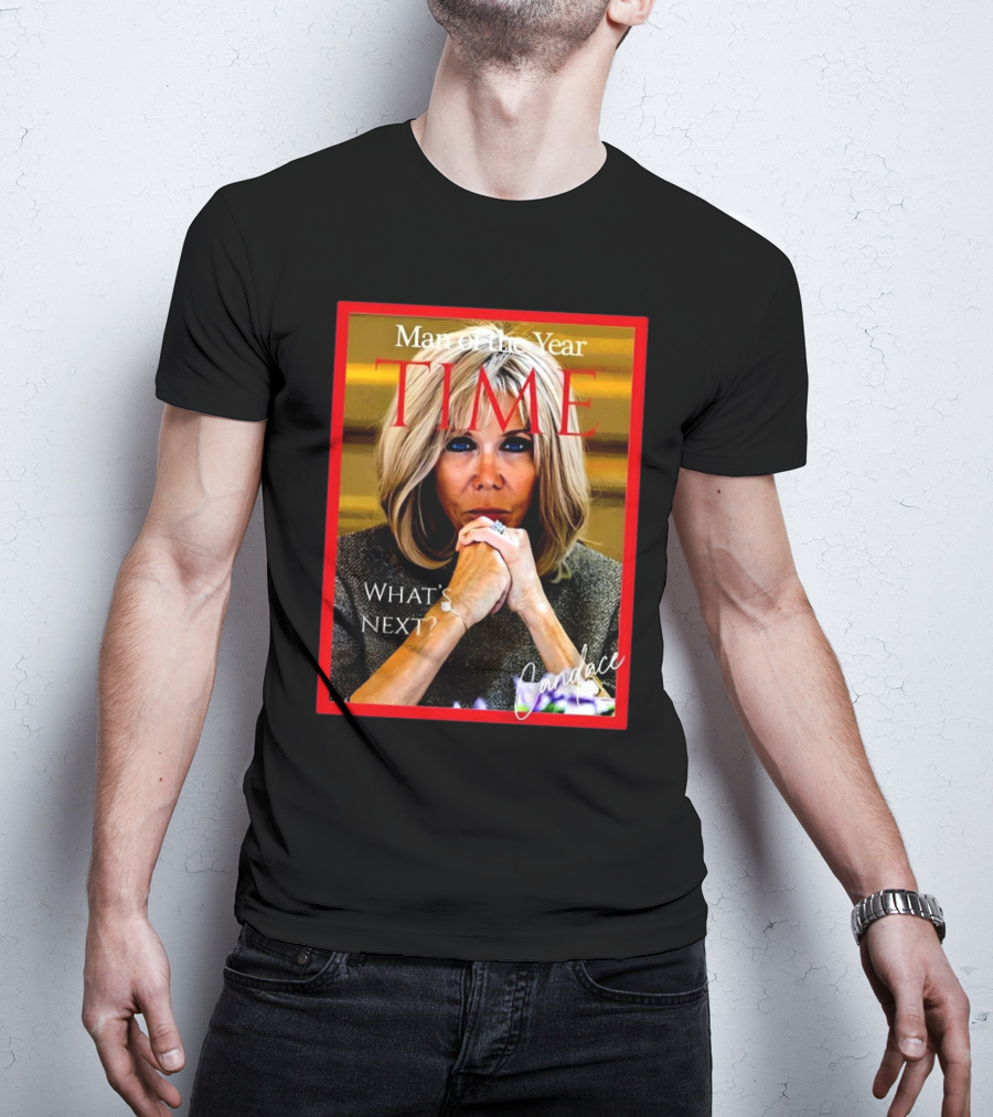 Candace Owens Brigitte Macron Man Of The Year Time T-Shirt