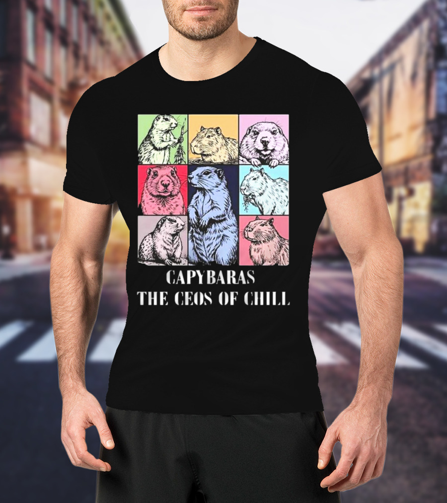 Capybaras The CEOS Of Chill T-Shirt