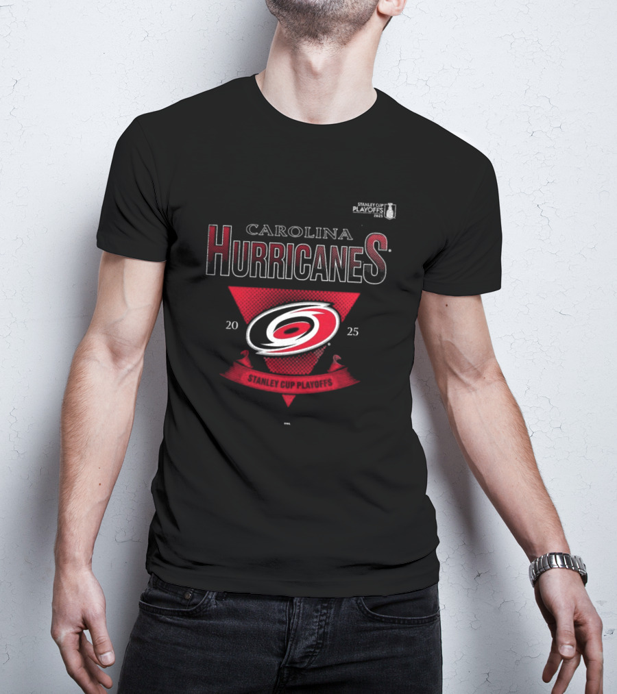 Carolina Hurricanes 2025 Stanley Cup Playoffs Crossbar Tri-Blend T-Shirt