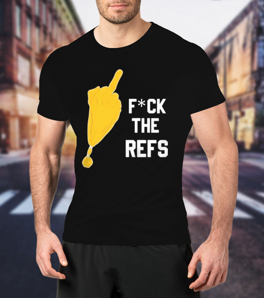 Censored Fuck The Refs Flag T-Shirt