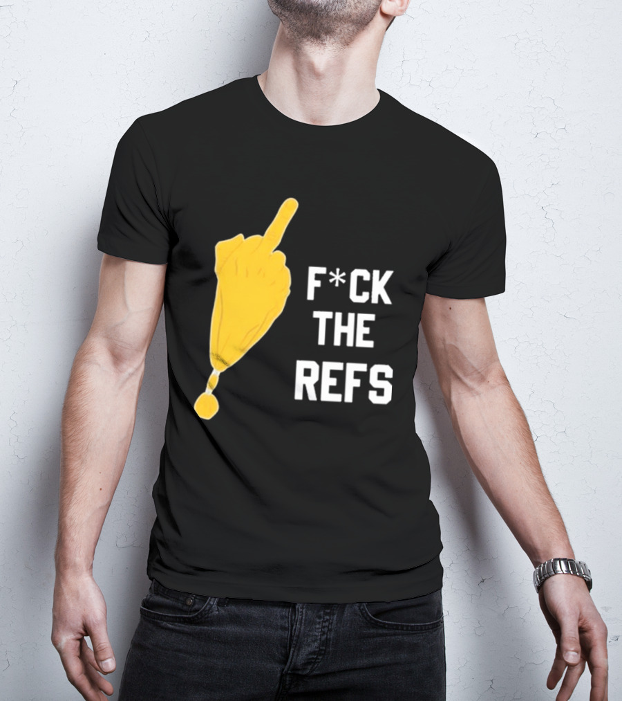Censored Fuck The Refs Flag T-Shirt