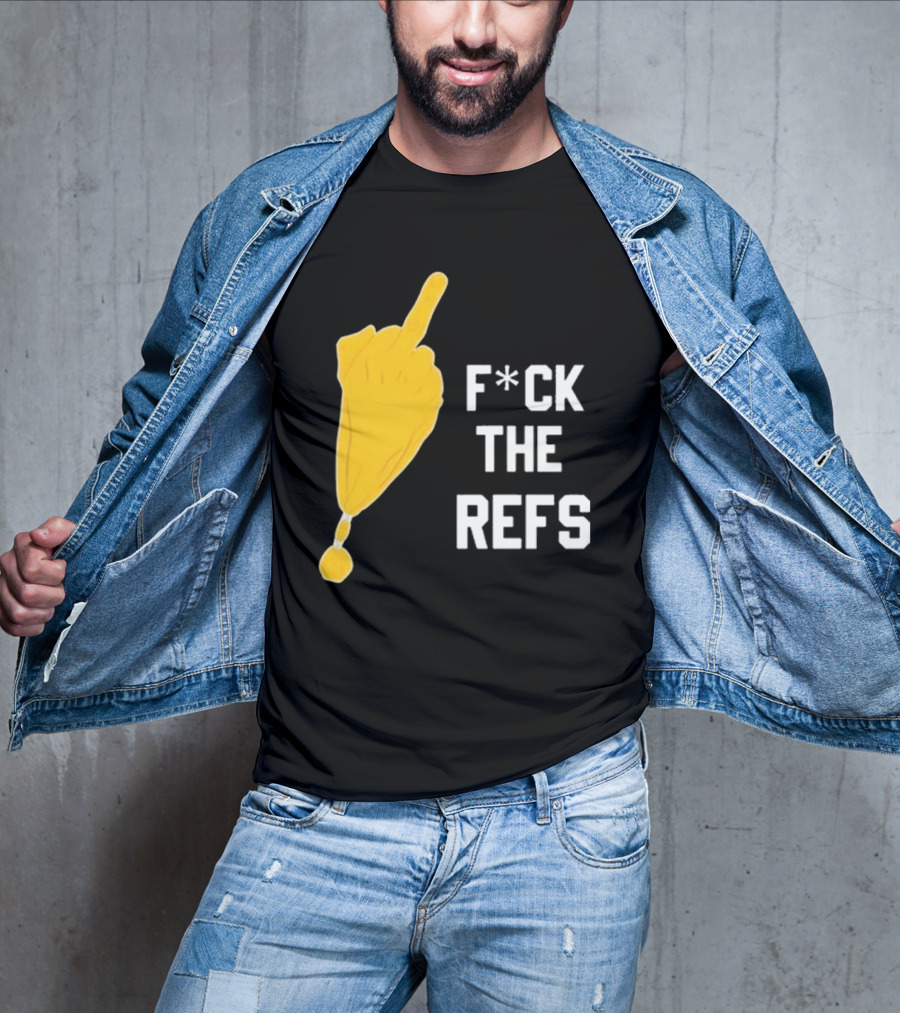 Censored Fuck The Refs Flag T-Shirt