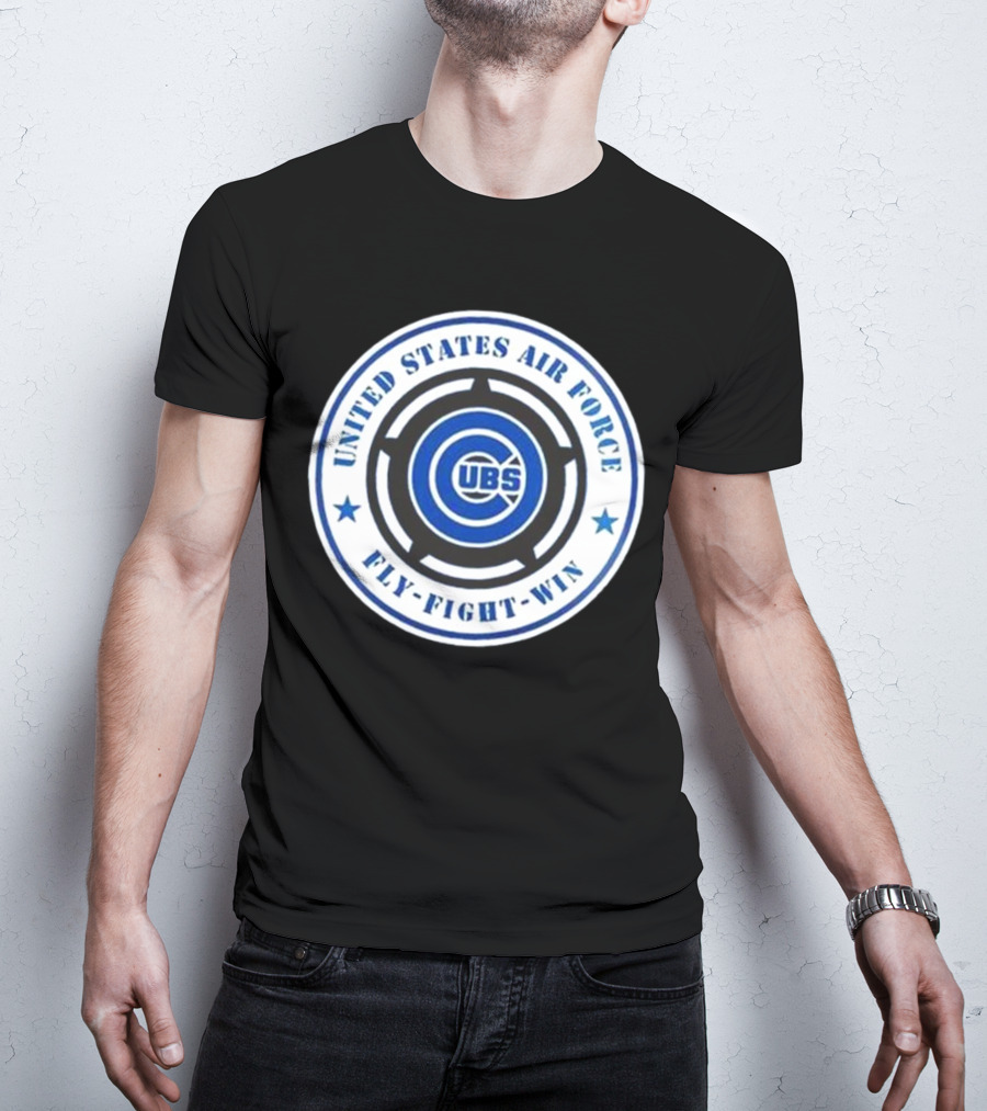 Chicago Cubs United States Air Force Fly Fight Win Military Appreciation Night 2025 T-Shirt