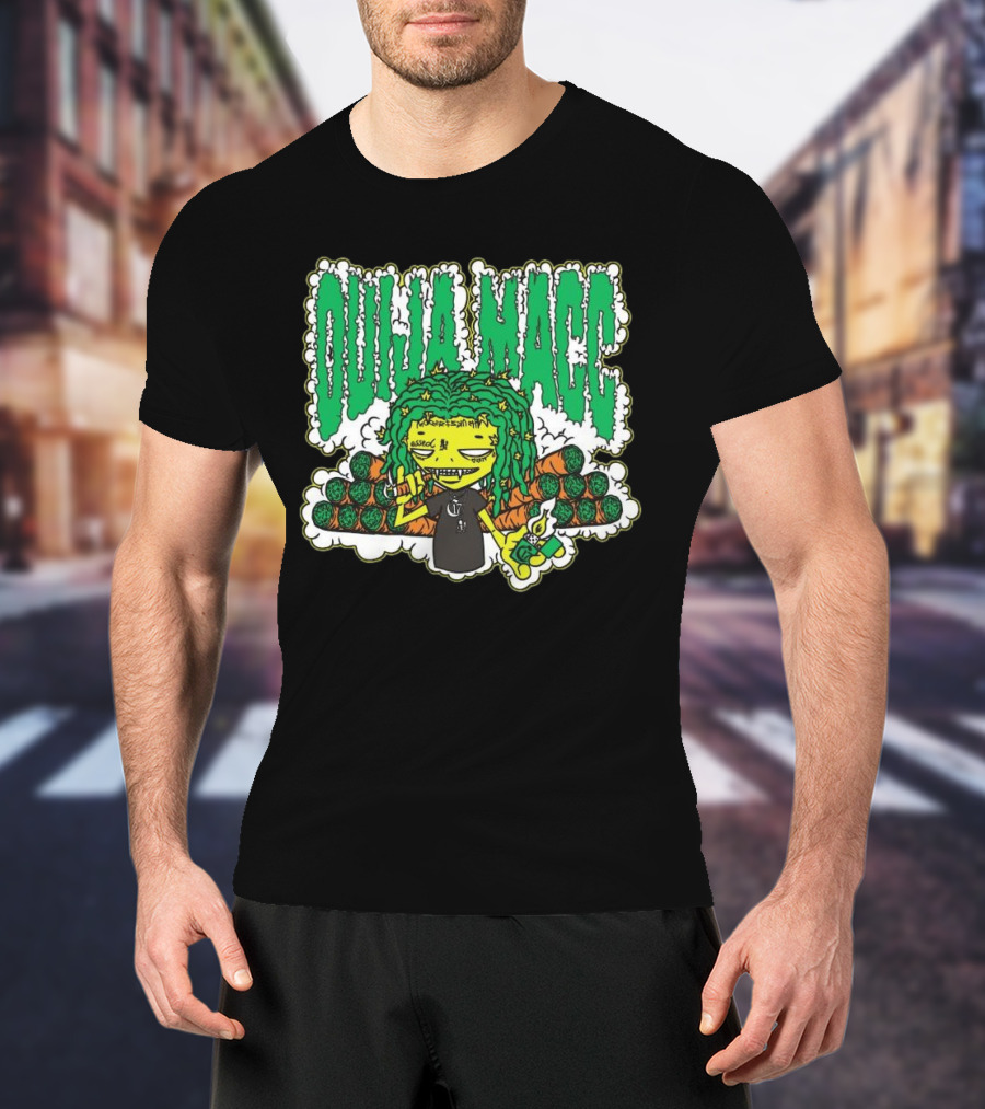 Chapter 17 Records Ouija Macc Stank-Nuggalo 17 Blunts Green T-Shirt