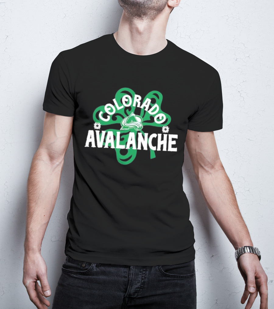 Colorado Avalanche St. Patrick’s Day Richmond Shamrock 2025 T-Shirt