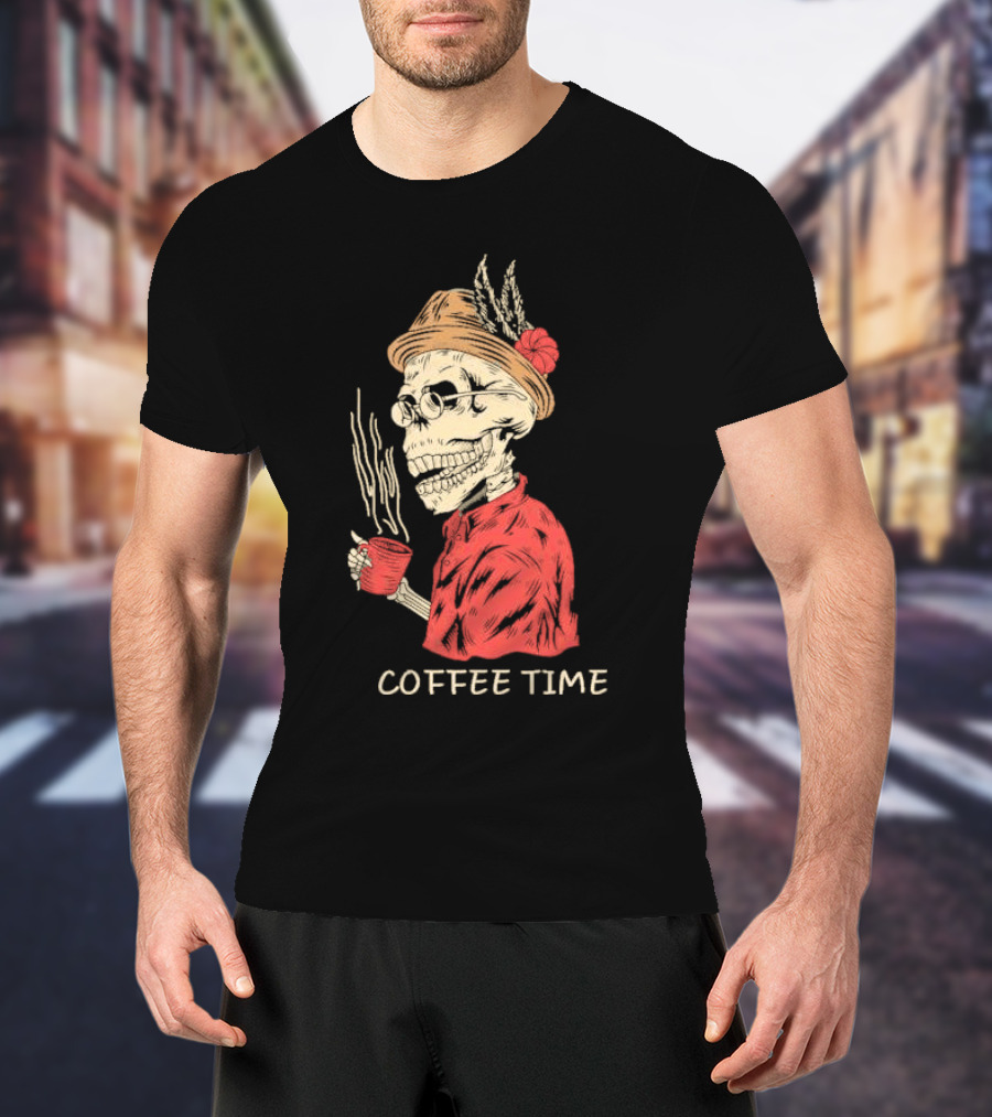 Cowboy Coffee Time T-Shirt
