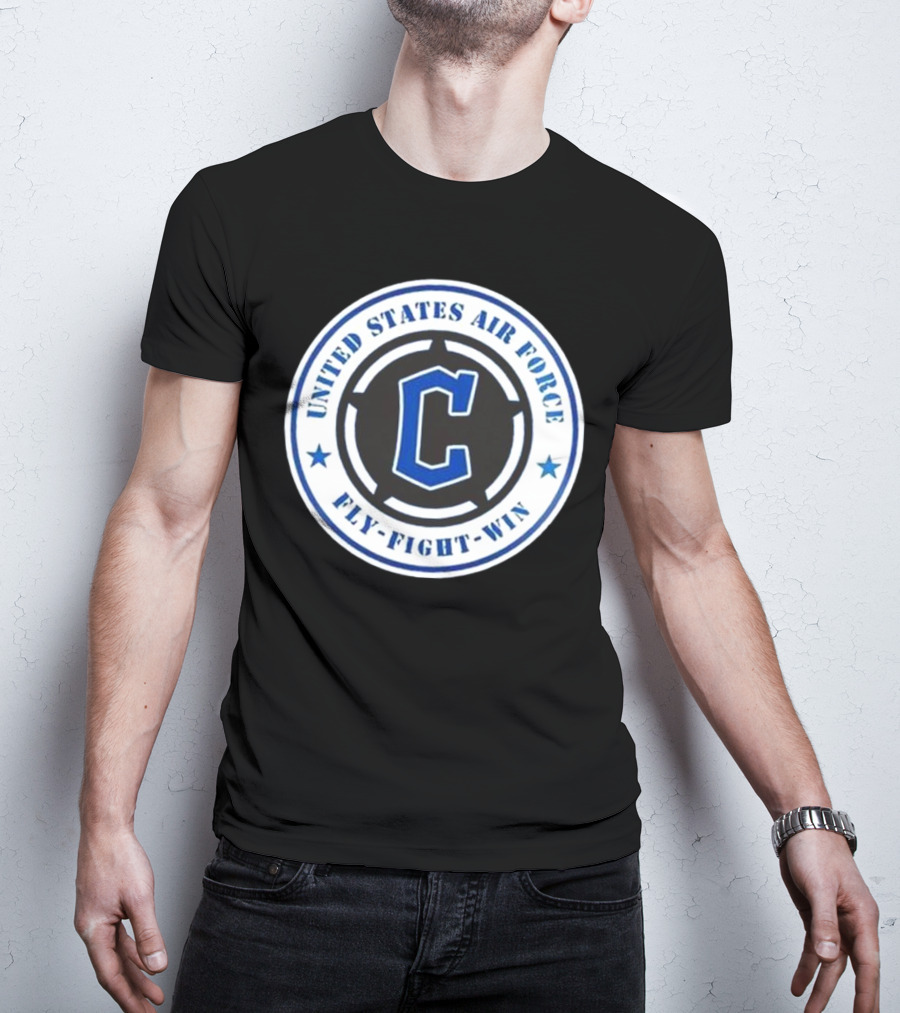 Cleveland Guardians United States Air Force Fly Fight Win Military Appreciation Night 2025 T-Shirt