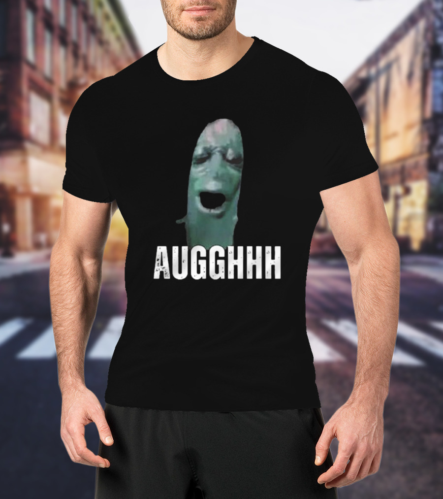 AUGHHHH Cursed Plankton Meme T-Shirt