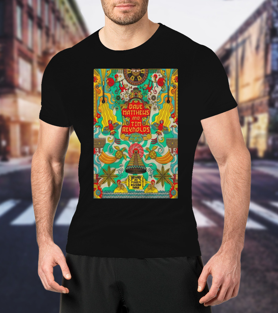 Dave Matthews And Tim Reynolds Moon Palace Riviera Maya, MX Jan 23 2025 Event T-Shirt
