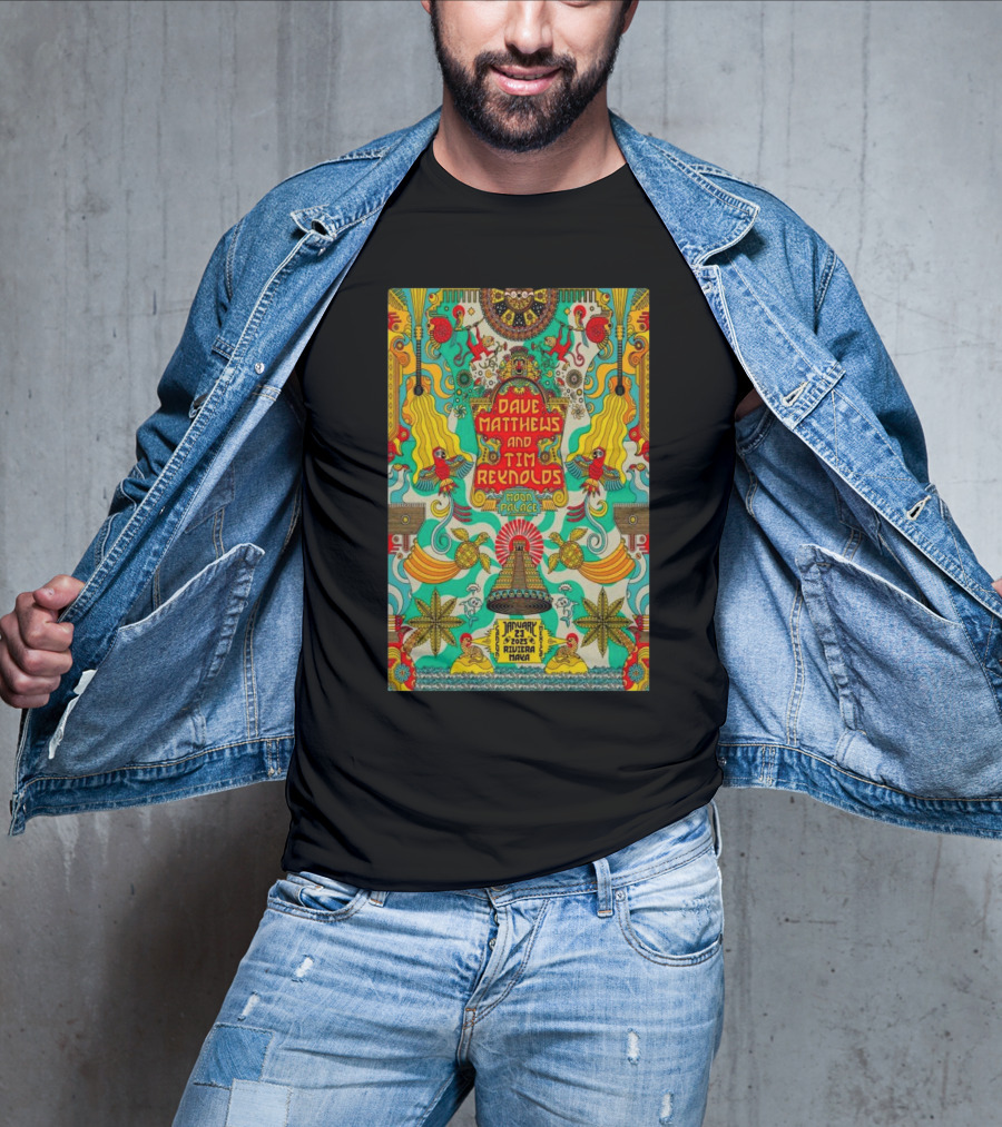 Dave Matthews And Tim Reynolds Moon Palace Riviera Maya, MX Jan 23 2025 Event T-Shirt