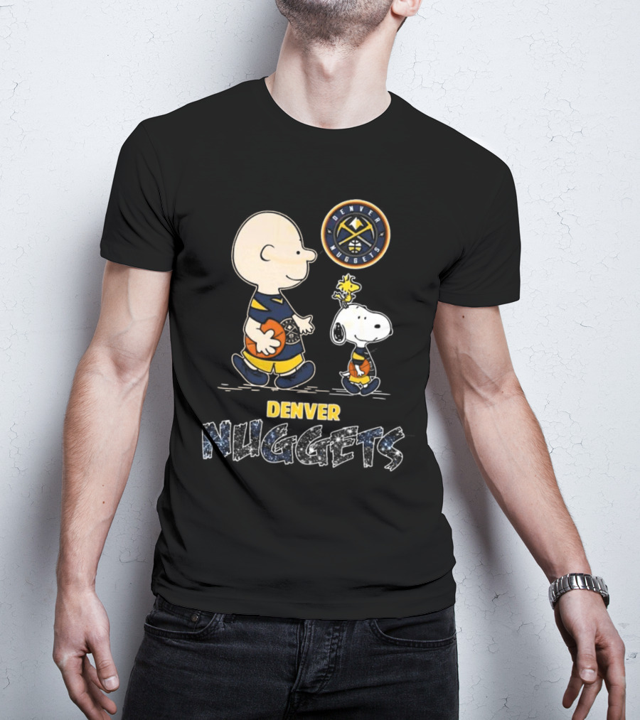 Denver Nuggets Basketball Peanuts Snoopy 2025 T-Shirt