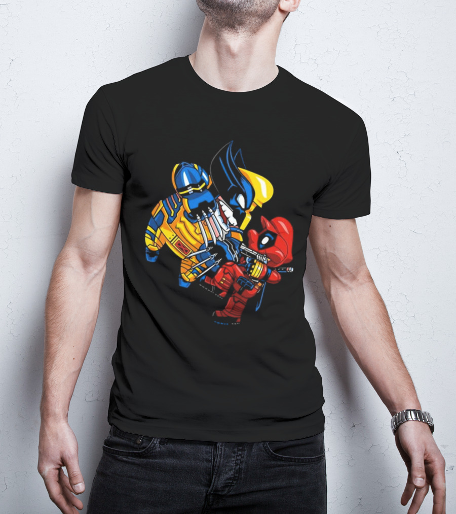 Deadplumber And Warverine Mashup Battle T-Shirt