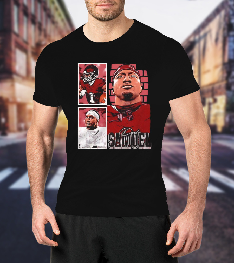 Deebo Samuel Washington Commanders NFLPA Football Signature Vintage T-Shirt