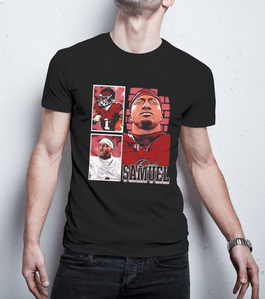Deebo Samuel Washington Commanders NFLPA Football Signature Vintage T-Shirt