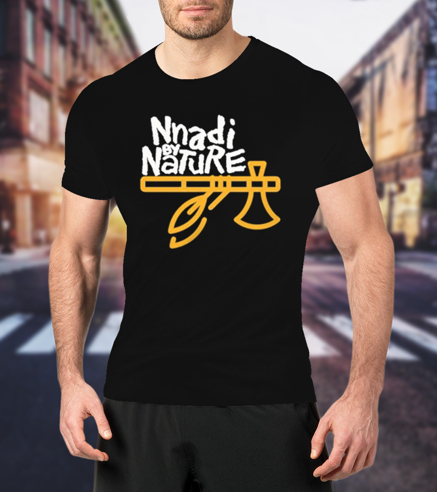 Derrick Nnadi Wearing Nnadi By Nature T-Shirt