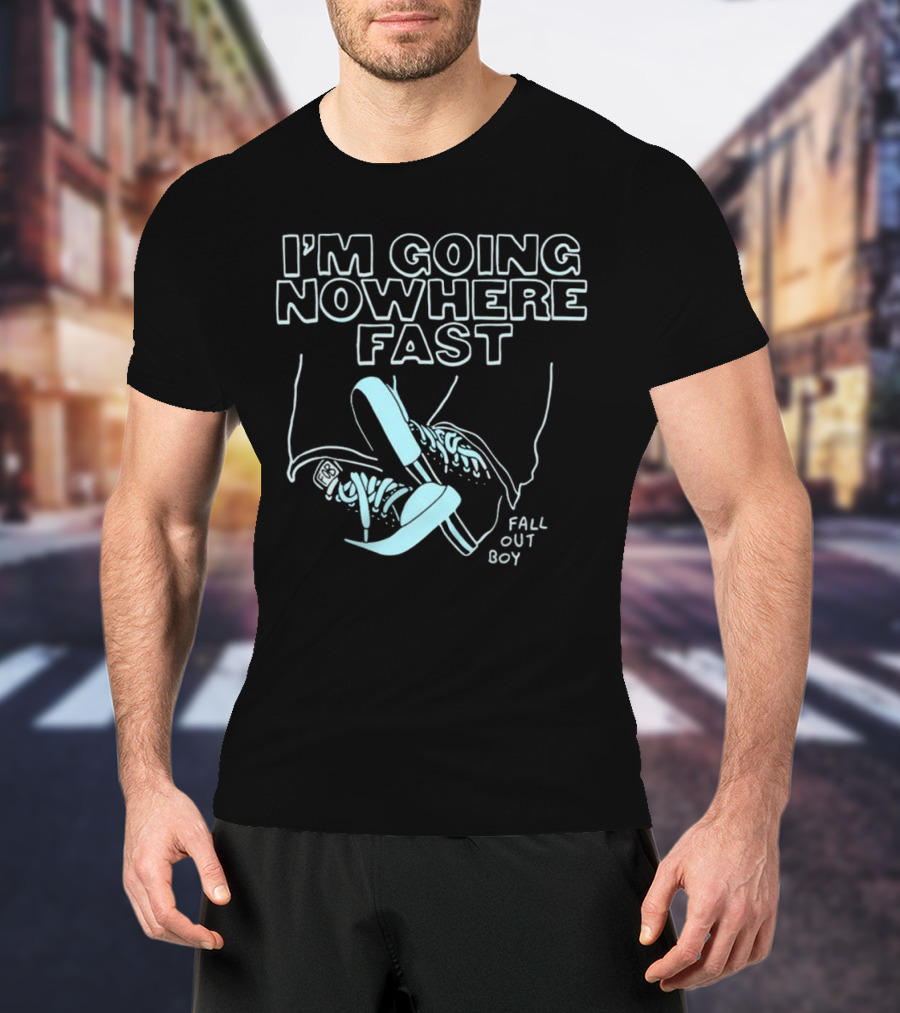 Fall Out Boy Going Nowhere Fast Boyfriend Fit Girls T-Shirt