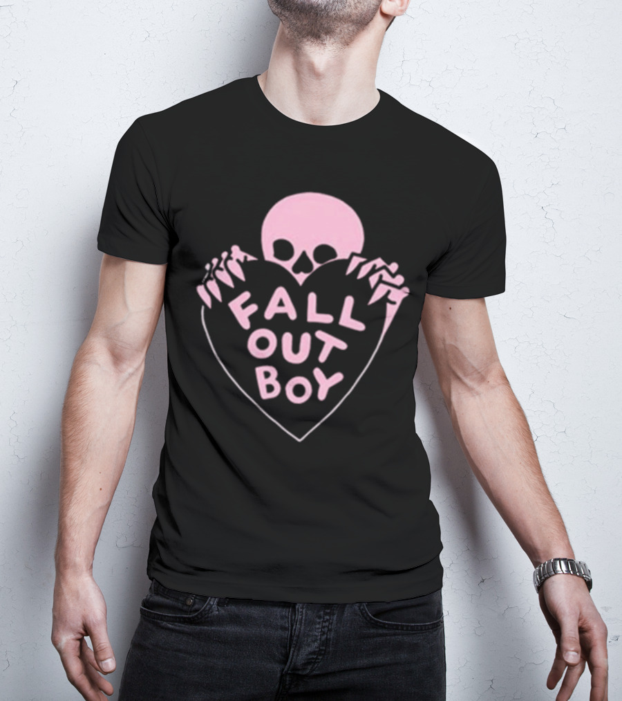 Falloutboy Skeleton Heart T-Shirt