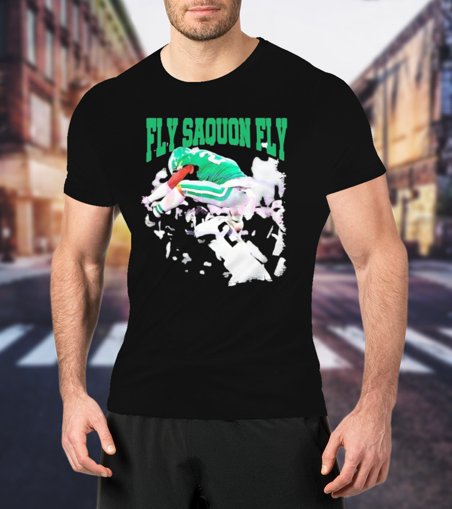 Fly Squon Fly Philadelphia Football Player T-Shirt