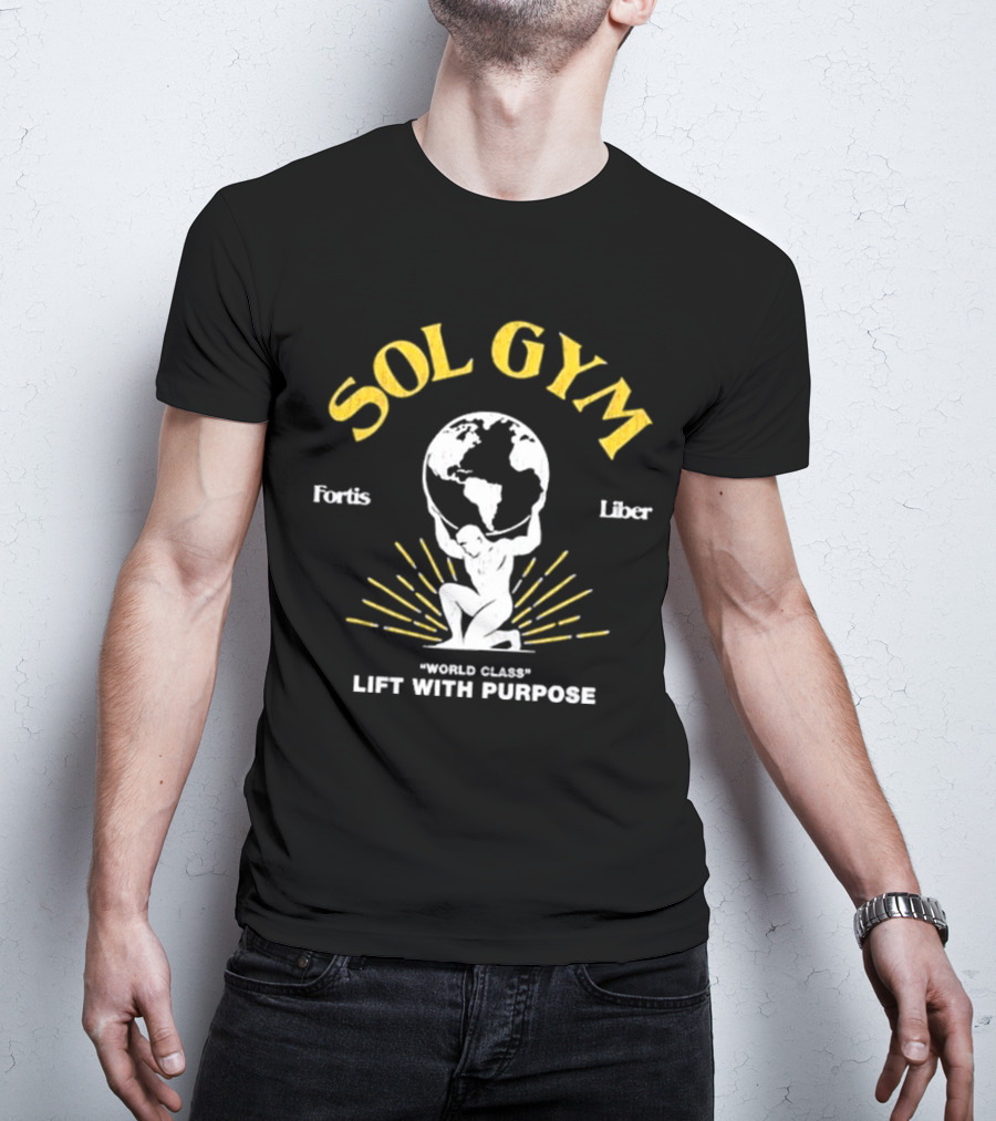 Glyph Sol Gym Fortis Liber World Class Lift With Purpose T-Shirt