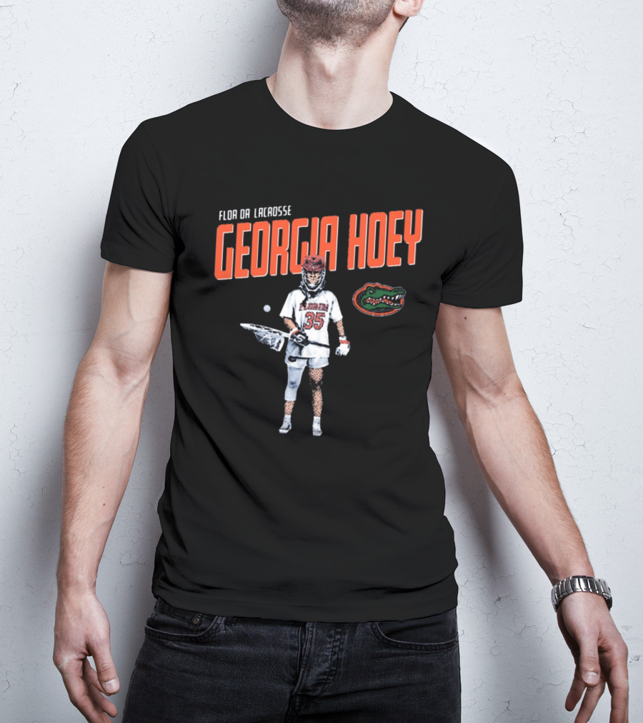 Georgia Hoey Florida Gators Lacrosse NCAA Division I Cartoon 2025 T-Shirt