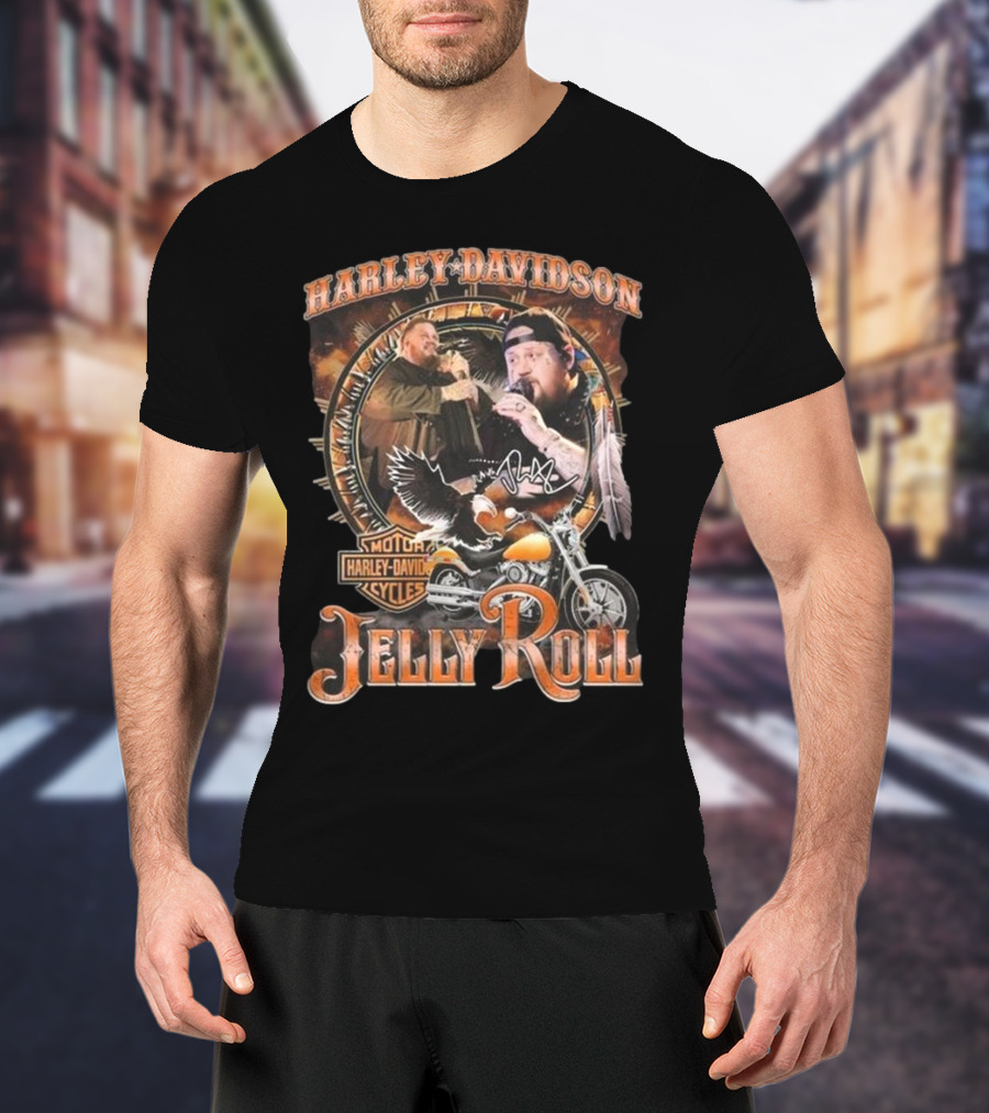 Harley-Davidson Jelly Roll Signature News 2025 T-Shirt