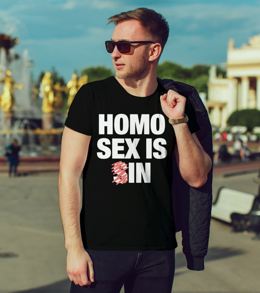 Homo Sex Is In T-Shirt