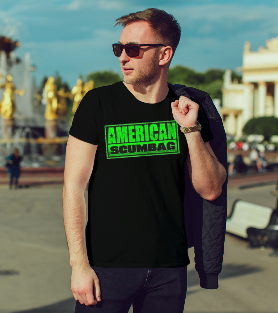 Hazheart American Scumbag Logo T-Shirt