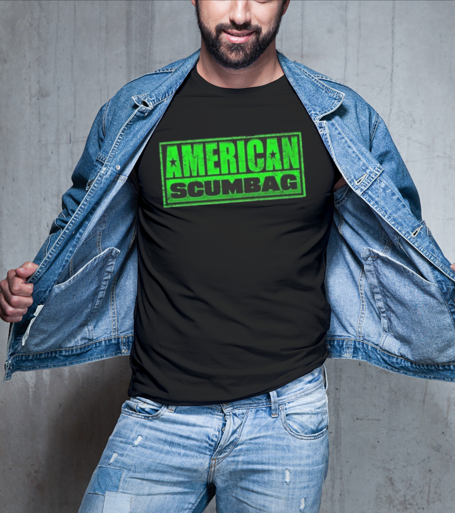 Hazheart American Scumbag Logo T-Shirt