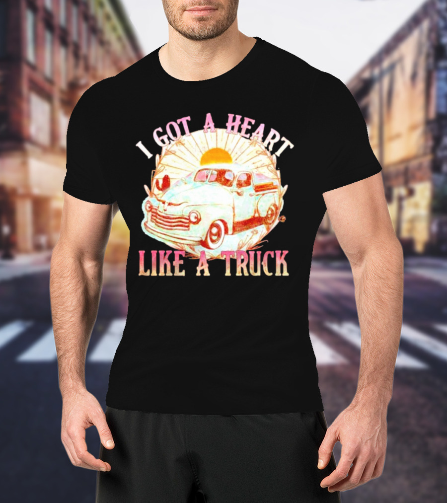 Heart Like A Truck Western Boho Sunset Desert T-Shirt