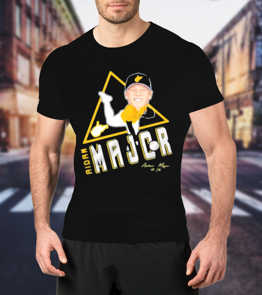 Aidan Major Baseball West Virginia Fan #24 T-Shirt