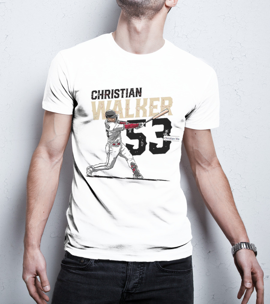Christian Walker 53 Arizona Diamondbacks Slugger T-Shirt