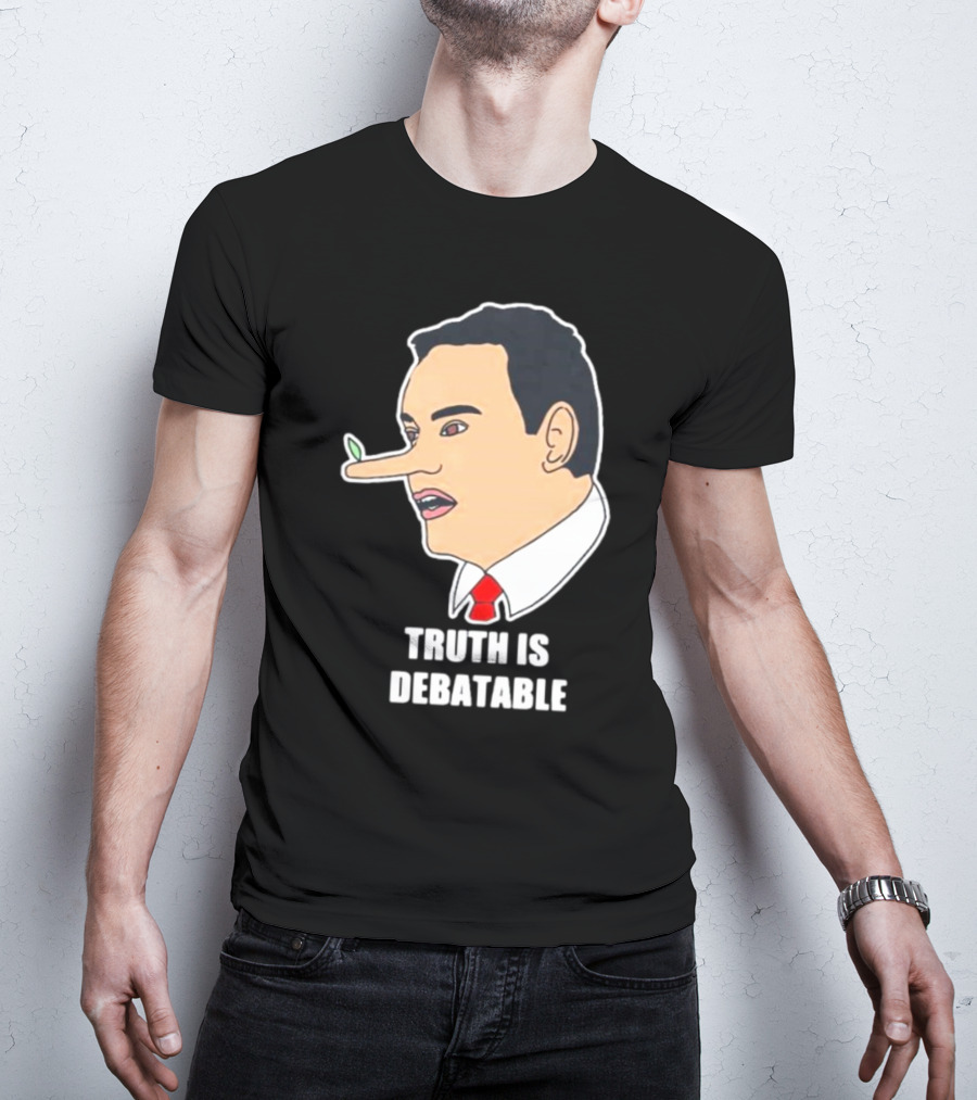 Funny George Santos Congressman Truth Is Debatable Nose T-Shirt