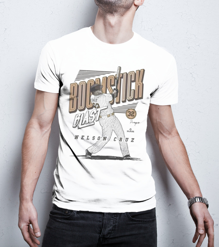 Boomstick Blast Nelson Cruz San Diego Padres 32 T-Shirt