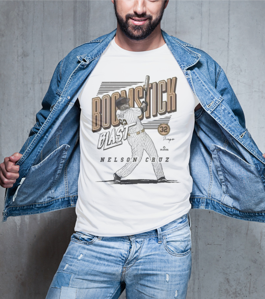 Boomstick Blast Nelson Cruz San Diego Padres 32 T-Shirt