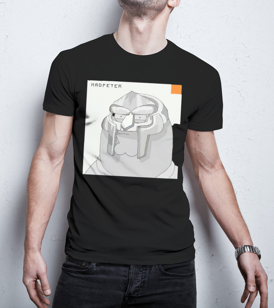 Mad Peter MF Doom Mask Cartoon T-Shirt