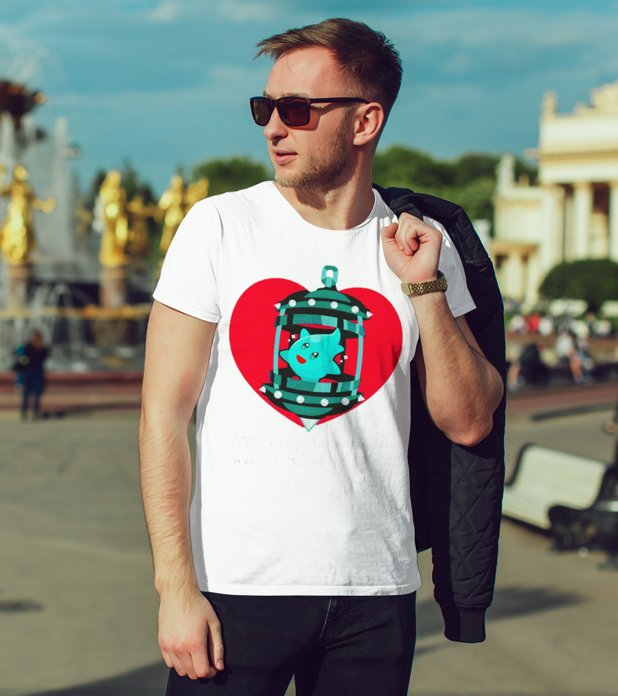 The Only Hope Is The Sweet Relief Of Death Heart And Ghost Cage T-Shirt