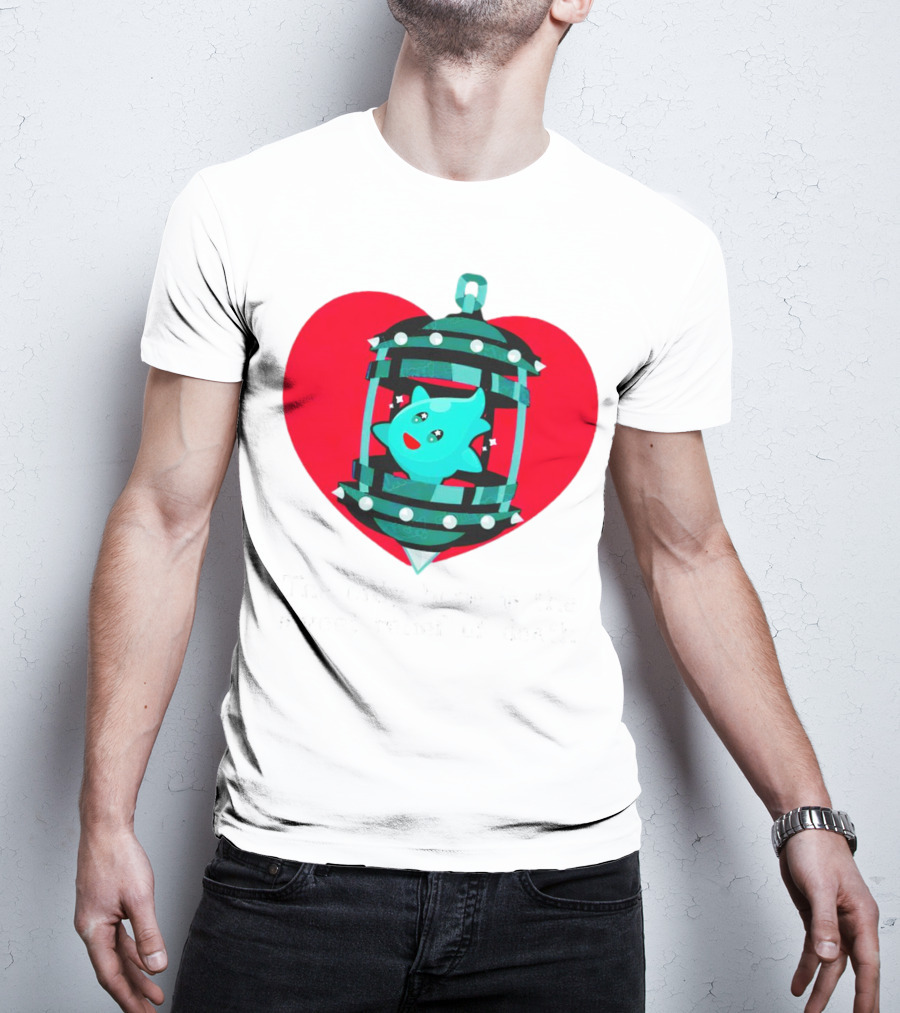 The Only Hope Is The Sweet Relief Of Death Heart And Ghost Cage T-Shirt