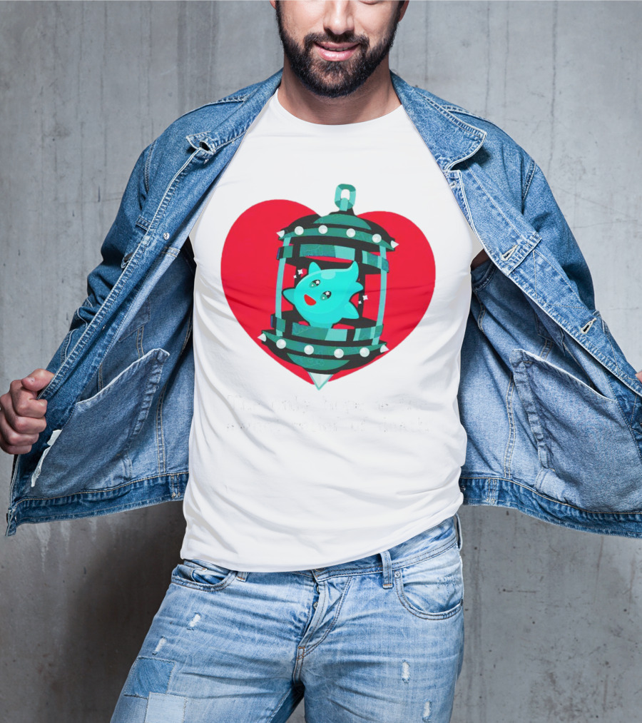 The Only Hope Is The Sweet Relief Of Death Heart And Ghost Cage T-Shirt