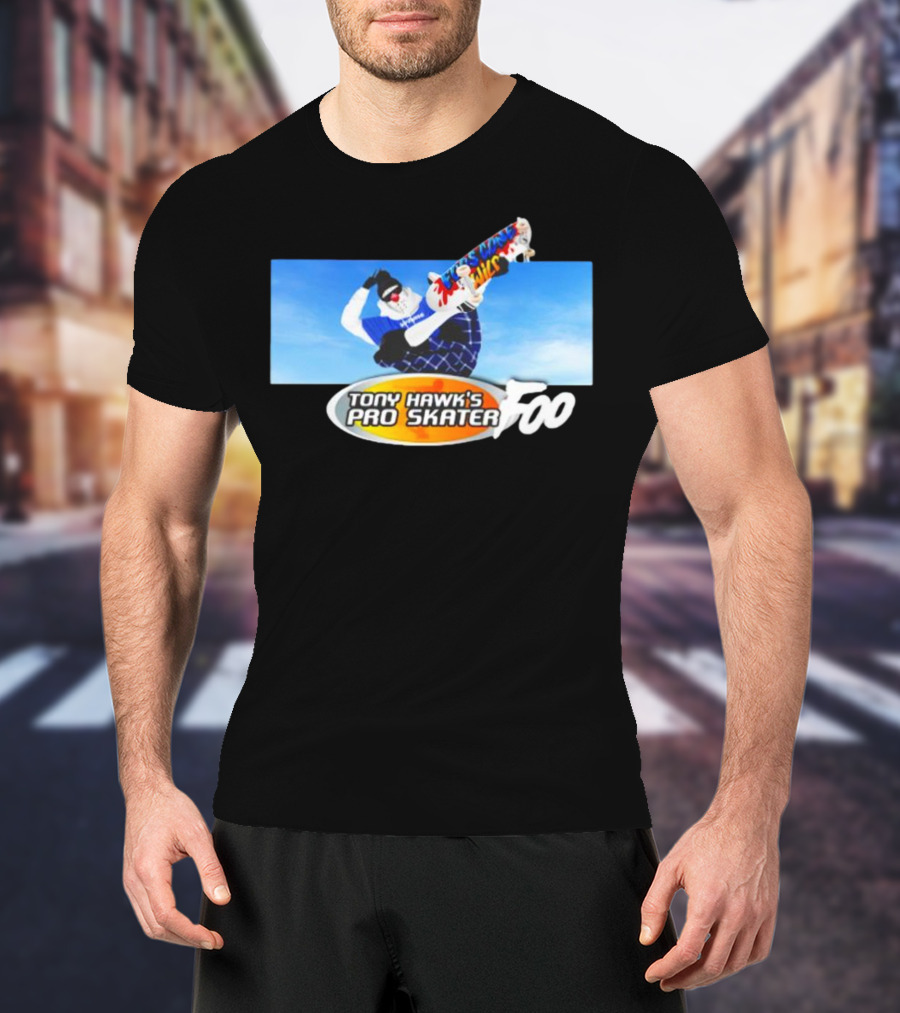 Tony Hawk's Pro Skater Foo Skateboard Tricks T-Shirt