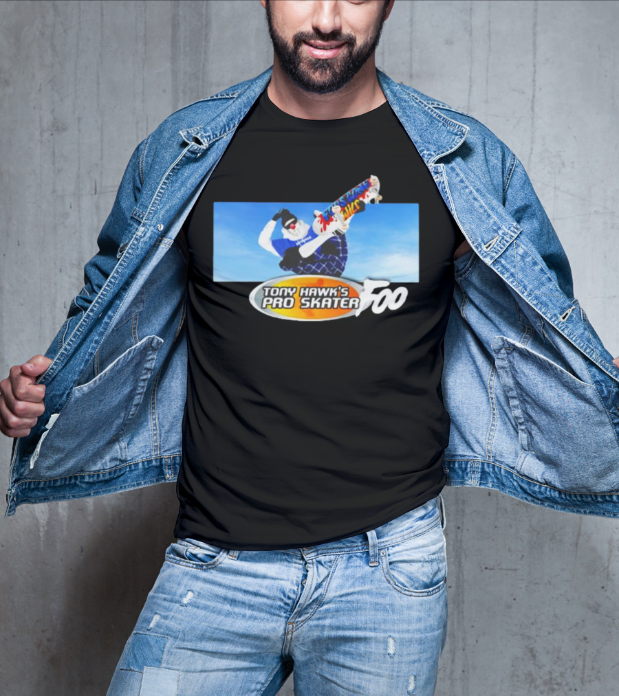 Tony Hawk's Pro Skater Foo Skateboard Tricks T-Shirt