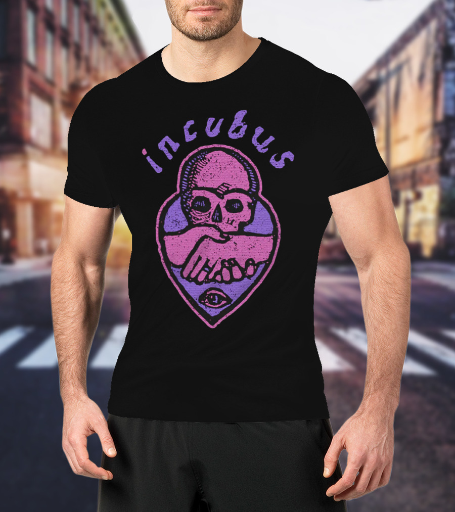 Incubus Skull Handshake T-Shirt