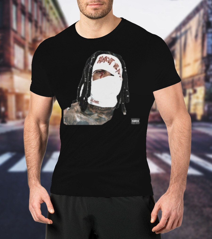 Almost Healed Lil Durk Explicit Content Masked Face T-Shirt